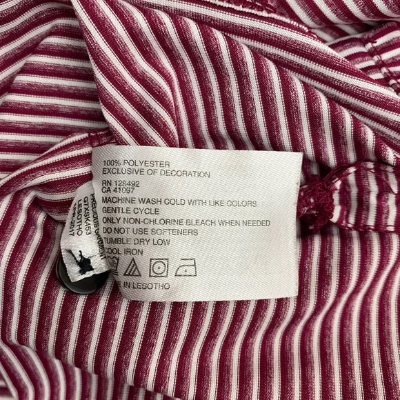 Greg Norman Golf Polo Play Dry Striped Shirt - Picture 4 of 6